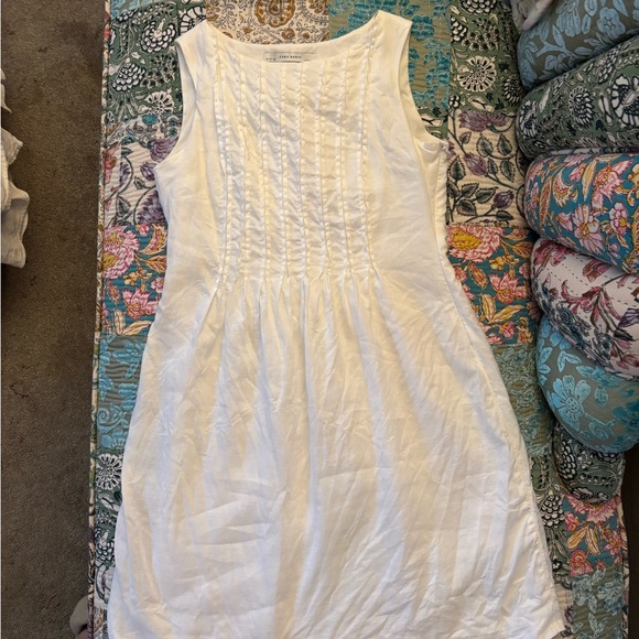 Zara White Contemporary Midi Dress - Picture 2 of 8